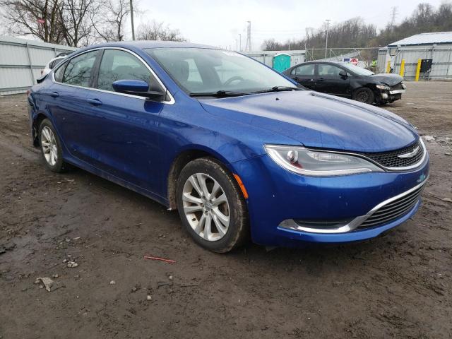 1C3CCCAB3FN532820 - 2015 CHRYSLER 200 LIMITE BLUE photo 4