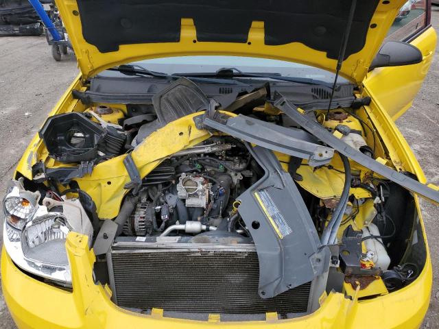 1G1AK18F587343735 - 2008 CHEVROLET COBALT YELLOW photo 11