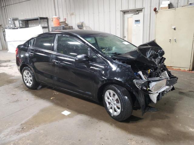 KNADM4A37E6414139 - 2014 KIA RIO LX BLACK photo 4