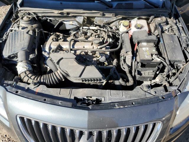 2G4GR5EK2C9183998 - 2012 BUICK REGAL GRAY photo 11