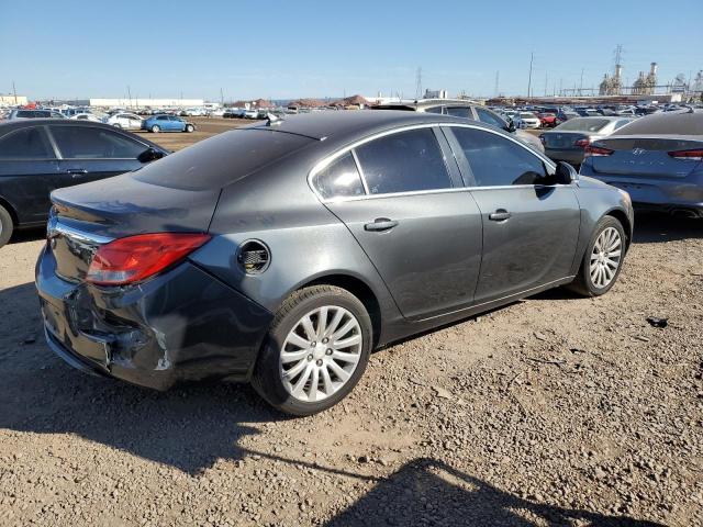 2G4GR5EK2C9183998 - 2012 BUICK REGAL GRAY photo 3