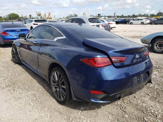 JN1FV7EK3HM611128 - 2017 INFINITI Q60 RED SP BLUE photo 2