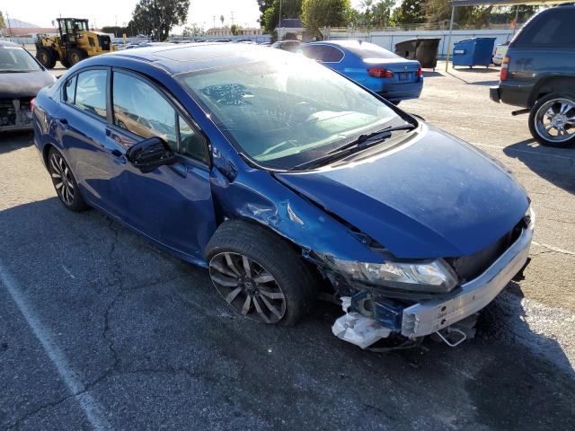 19XFB2F95FE211250 - 2015 HONDA CIVIC EXL 蓝色 照片 4