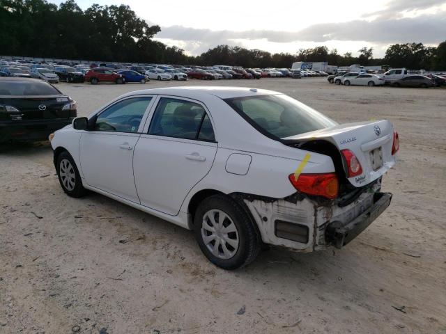 2T1BU4EE3AC524470 - 2010 TOYOTA CAROLLA WHITE photo 3