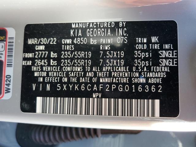 5XYK6CAF2PG016362 - 2023 KIA SPORTAGE X GRAY photo 13