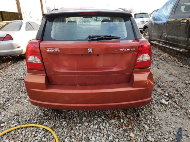 1B3HB28C69D112218 - 2009 DODGE CALIBER SE ORANGE photo 6