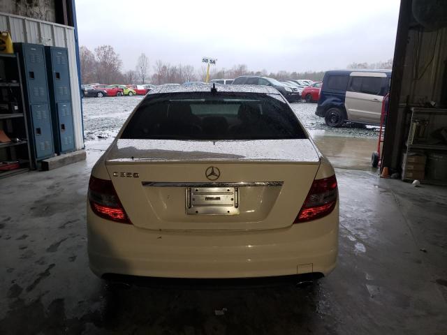 WDDGF56X08F070336 - 2008 MERCEDES-BENZ C 350 WHITE photo 6