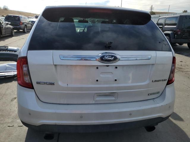 2FMDK3K99CBA40830 - 2012 FORD EDGE LIMIT WHITE photo 6