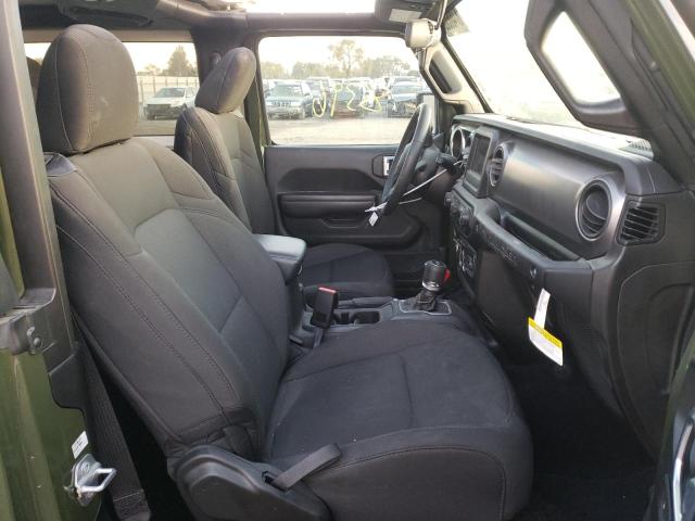 1C4GJXAN8MW722897 - 2021 JEEP WRANGLER S GREEN photo 5