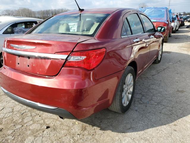 1C3CCBCG7EN192878 - 2014 CHRYSLER 200 LIMITE RED photo 3