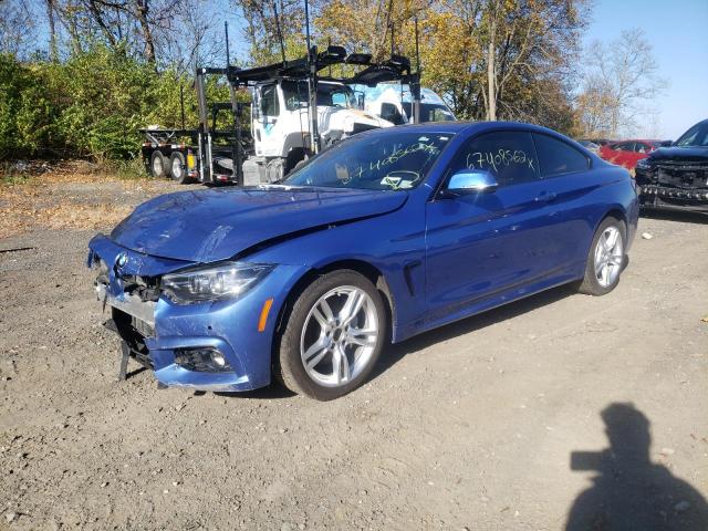 WBA4W5C06LFJ86635 - 2020 BMW 430XI BLUE photo 2