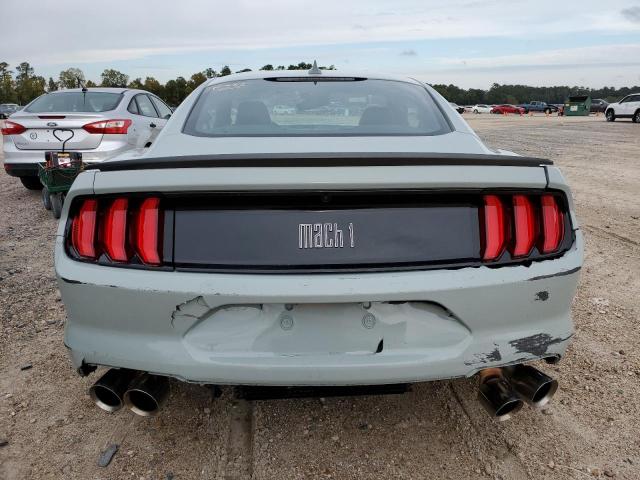 1FA6P8R03M5550802 - 2021 FORD MUSTANG MA GRAY photo 6