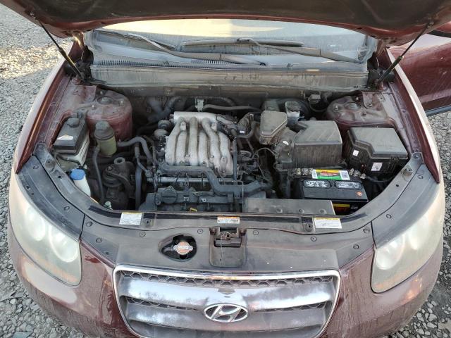 5NMSG13D27H075351 - 2007 HYUNDAI SANTA FE G MAROON photo 12