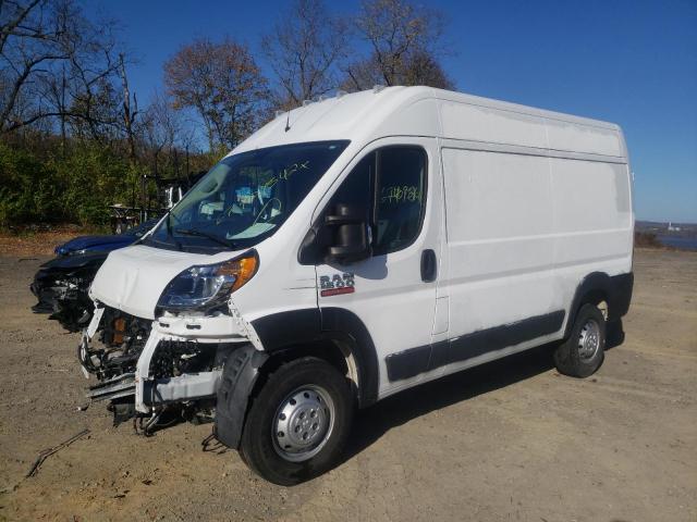 3C6LRVBG6ME567294 - 2021 RAM PROMASTER WHITE photo 2