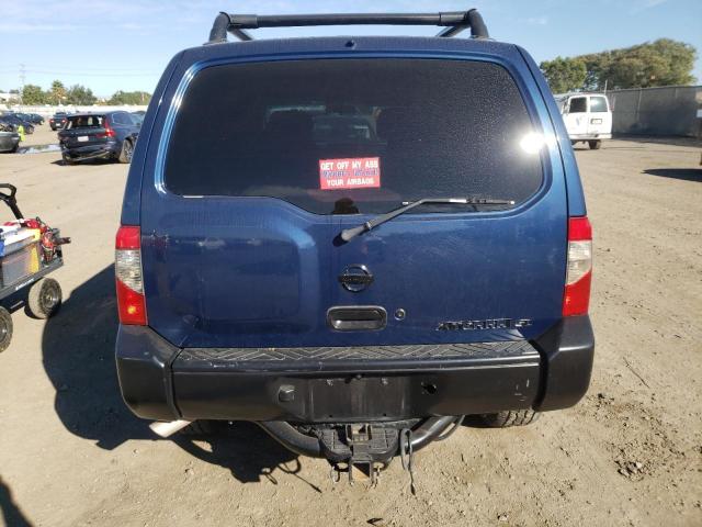 5N1ED28T33C645616 - 2003 NISSAN XTERRA SE BLUE photo 6