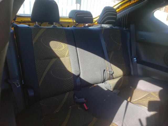 JTKJF5C7XC3024441 - 2012 TOYOTA SCION TC YELLOW photo 10