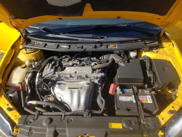 JTKJF5C7XC3024441 - 2012 TOYOTA SCION TC YELLOW photo 11