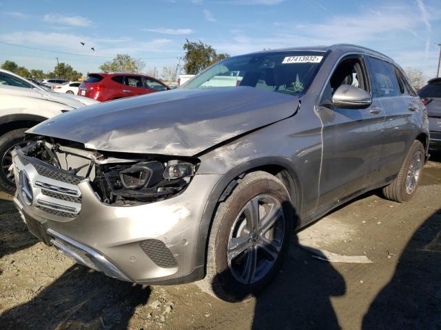 W1N0G8EB2MF868601 - 2021 MERCEDES-BENZ GLC 300 4M SILVER photo 2