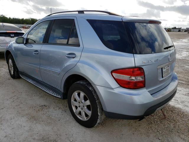 4JGBB22E77A200641 - 2007 MERCEDES-BENZ ML 320 CDI BLUE photo 3