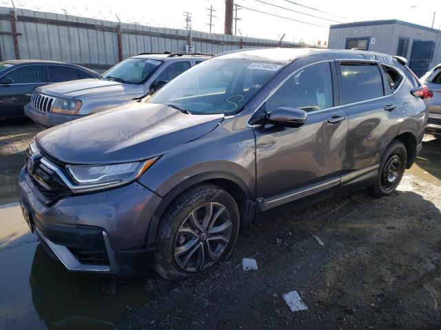 7FART6H94ME022079 - 2021 HONDA CR-V TOURI GRAY photo 2