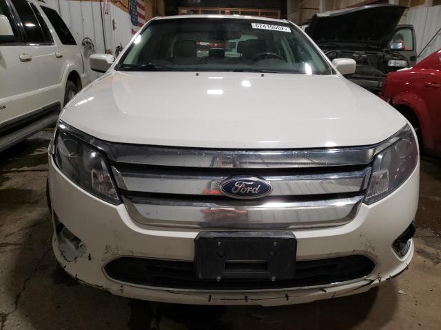 3FAHP0CG3CR417050 - 2012 FORD FUSION SEL WHITE photo 5