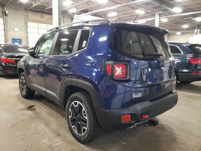 ZACCJBCT3GPC81081 - 2016 JEEP RENEGADE T BLUE photo 3