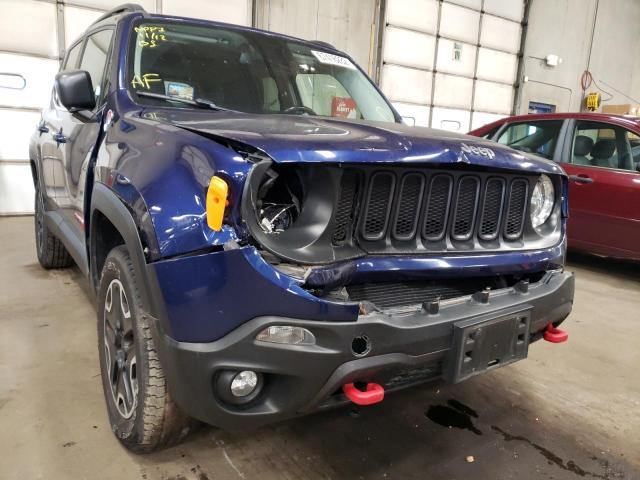 ZACCJBCT3GPC81081 - 2016 JEEP RENEGADE T BLUE photo 9