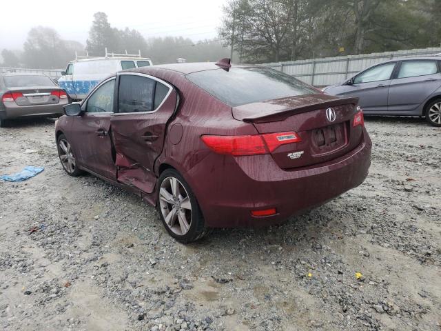 19VDE1F55DE005079 - 2013 ACURA ILX 20 PRE BURGUNDY photo 3