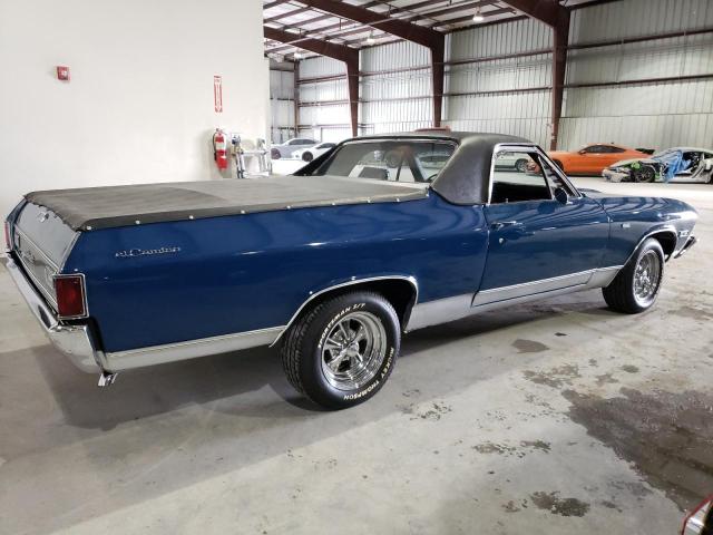 136809B357583 - 1969 CHEVROLET EL CAMINO BLUE photo 3