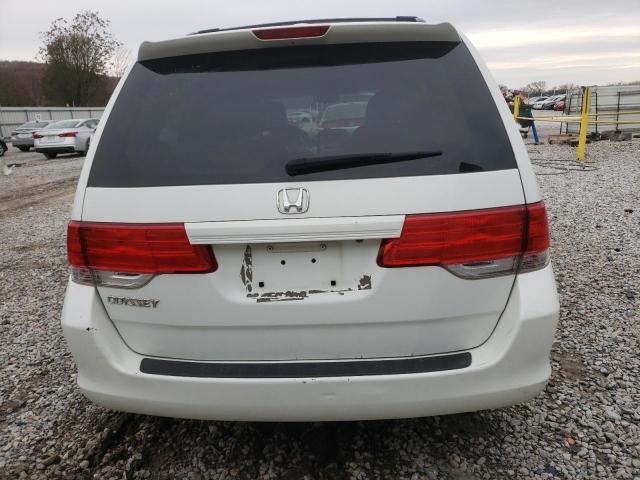 5FNRL3H76AB047604 - 2010 HONDA ODYSSEY EX WHITE photo 6