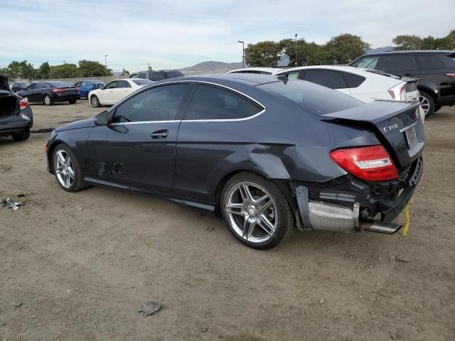 WDDGJ4HB6DF976978 - 2013 MERCEDES-BENZ C250 GRAY photo 2