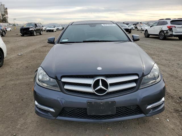 WDDGJ4HB6DF976978 - 2013 MERCEDES-BENZ C250 GRAY photo 5