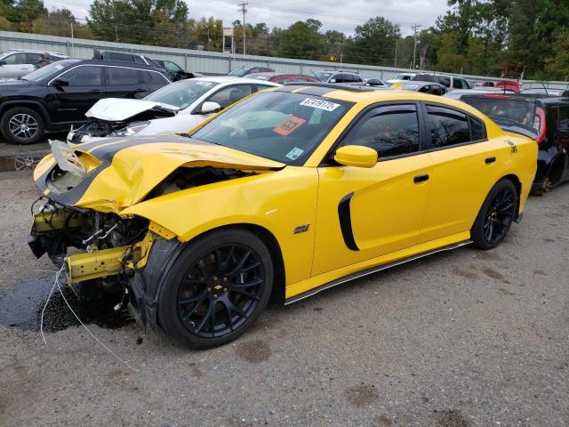 2C3CDXGJ0JH184947 - 2018 DODGE CHARGER R/ YELLOW photo 1