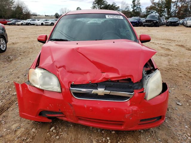 KL1TD56E99B357946 - 2009 CHEVROLET AVEO LS 红色 照片 5