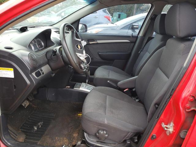 KL1TD56E99B357946 - 2009 CHEVROLET AVEO LS 红色 照片 7