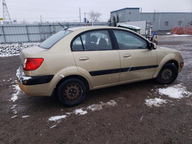 KNADE223796488795 - 2009 KIA RIO BASE GOLD photo 3