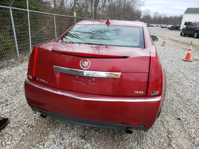 1G6DS5ED8B0108845 - 2011 CADILLAC CTS PREMIU RED photo 6