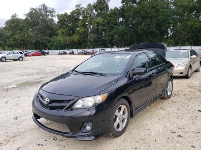 2T1BU4EE8BC707848 - 2011 TOYOTA CAROLLA BLACK photo 2