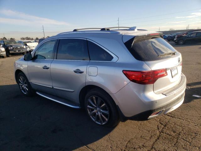 5FRYD4H83EB012160 - 2014 ACURA MDX ADVANC GRAY photo 2