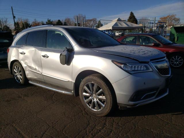 5FRYD4H83EB012160 - 2014 ACURA MDX ADVANC GRAY photo 4