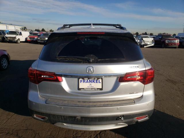 5FRYD4H83EB012160 - 2014 ACURA MDX ADVANC GRAY photo 6