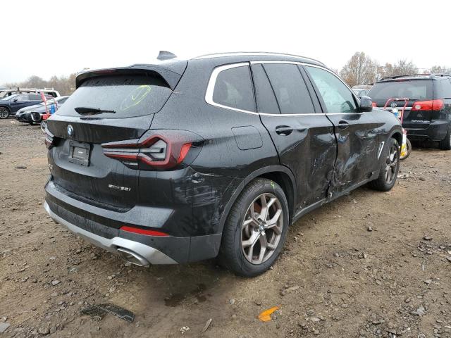 5UX43DP02N9L35963 - 2022 BMW X3 SDRIVE3 BLACK photo 4