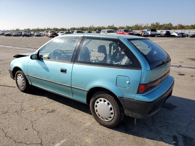 2C1MR2460N6733517 - 1992 GEO METRO BASE BLUE photo 2