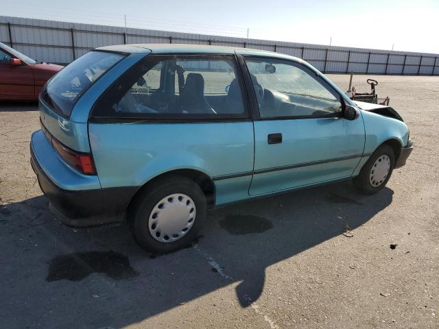 2C1MR2460N6733517 - 1992 GEO METRO BASE BLUE photo 3