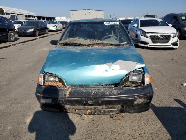 2C1MR2460N6733517 - 1992 GEO METRO BASE BLUE photo 5