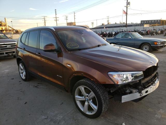 5UXWZ7C33H0V90879 - 2017 BMW X3 SDRIVE2 BROWN photo 1