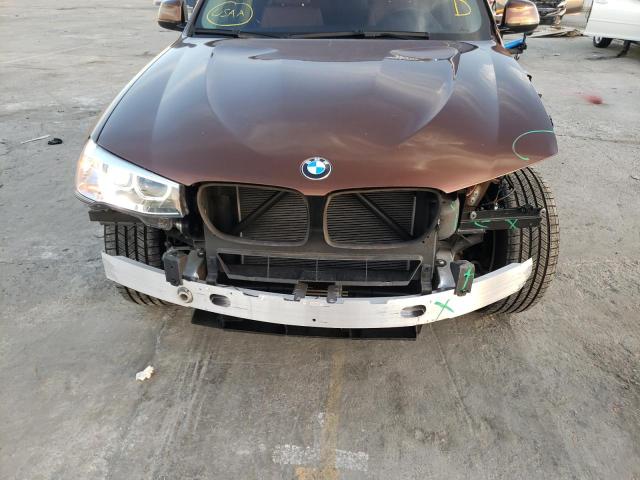 5UXWZ7C33H0V90879 - 2017 BMW X3 SDRIVE2 BROWN photo 9
