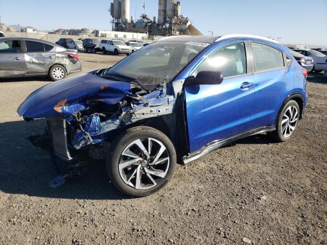 3CZRU5H15KG713247 - 2019 HONDA HR-V SPORT BLUE photo 1