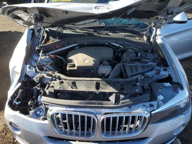 5UXWX9C39H0T24252 - 2017 BMW X3 XDRIVE2 SILVER photo 12