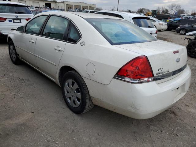 2G1WB55K279411632 - 2007 CHEVROLET IMPALA LS WHITE photo 2